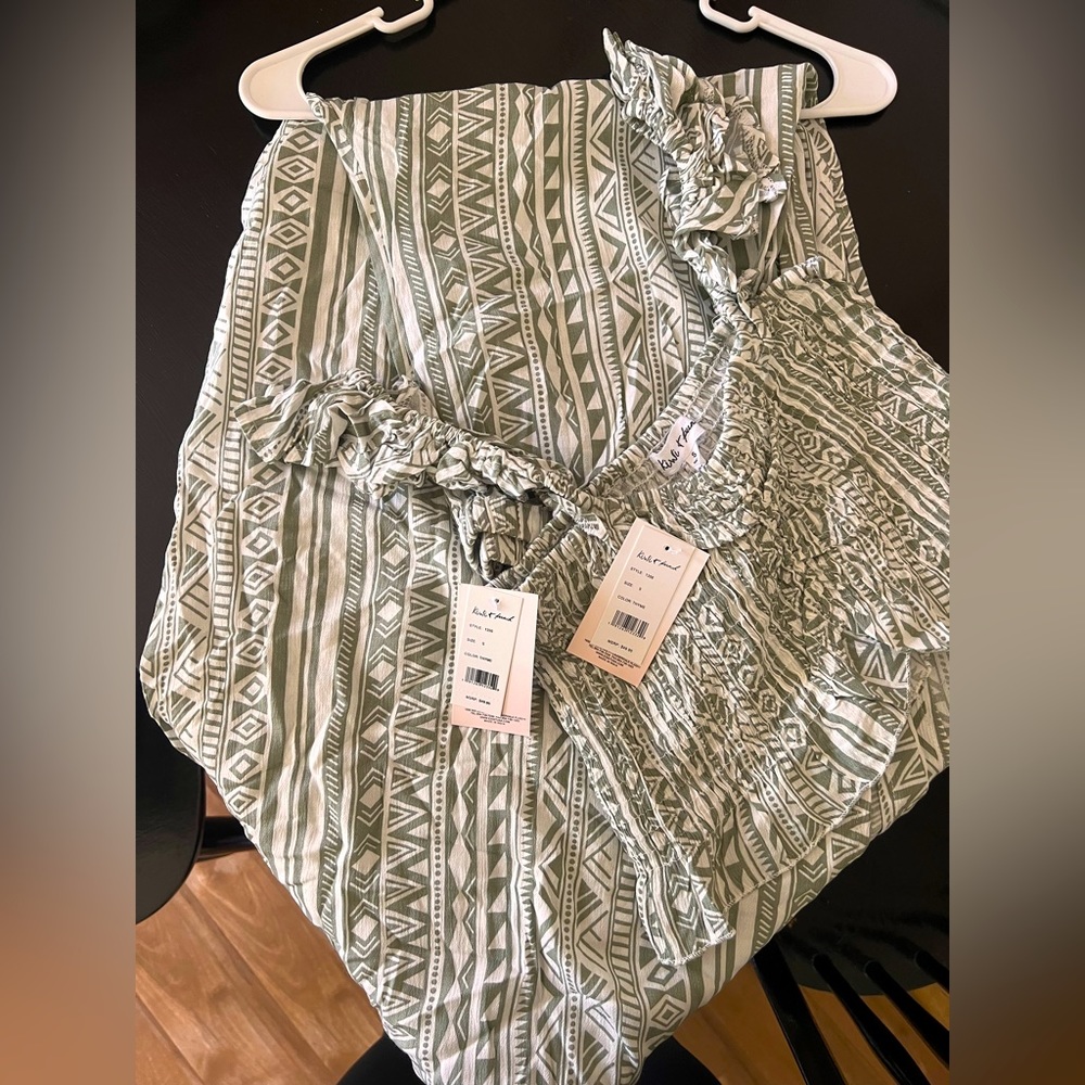 Kiwi and French boho 2 piece set